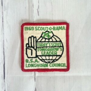 Vintage 1969 Boy Scouts Longhorn Council Scout-O-Rama Texas Patch BSA